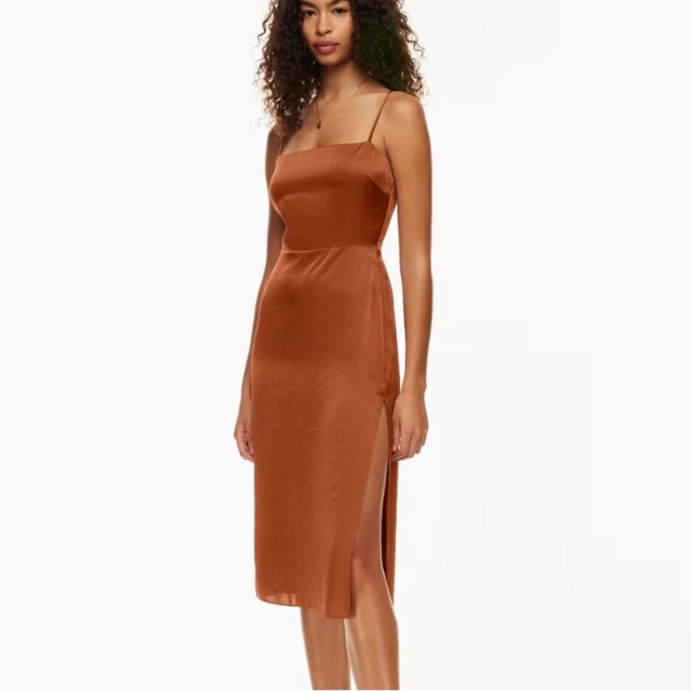 NWT Aritzia Magdalena Satin Dress